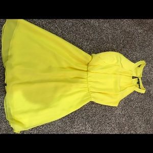 Gianni bini yellow dress